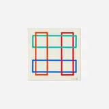 Richard Anuszkiewicz, Untitled (Annual Edition), 1988, screenprint in colors on Masonite