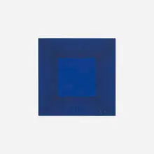 Untitled (Annual Edition) by Richard Anuszkiewicz, 1977, enamel on masonite, sold Aug 2025