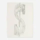 Andy Warhol, Dollar Sign, 1981, graphite on paper