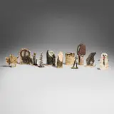 Josh Smith, Untitled, 2012, glazed ceramic in eleven parts