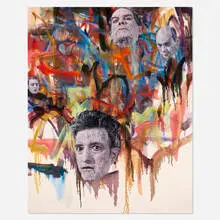 Jim Shaw, Zombie Painting #3, 2007, oil on canvas stretched over wood