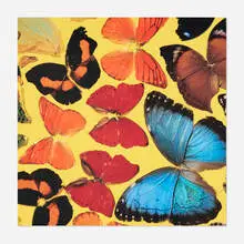 Gagosian Gallery exhibition mailer by Damien Hirst, 2008, offset lithograph in colors on card, sold Mar 2026