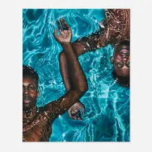 Calida Rawles, Lost in the Shuffle, 2020, offset lithograph in colors