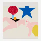 Tom Wesselmann, Great American Nude (from the Banner, Multiples Calendar 1968), 1968, screenprint in colors