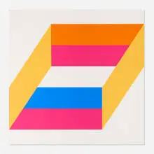 Charles Hinman, Untitled (from the On the Bowery portfolio), 1971, screenprint in colors