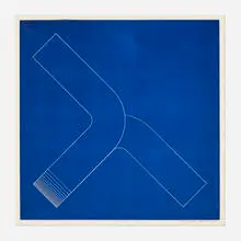 Tony DeLap, Triple Trouble, 1967, screenprint in colors