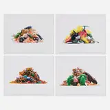 Vik Muniz, Mounds (Placemats), 2005, laminated offset lithograph in colors