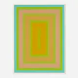 Richard Anuszkiewicz, New Glory (from the An American Portrait 1776-1979 portfolio), 1975, screenprint in colors on Arches