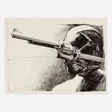 Nancy Grossman, The Road to Life, 1975, lithograph