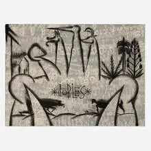 José Bedia Valdés, Dobles, 1994, lithograph in colors