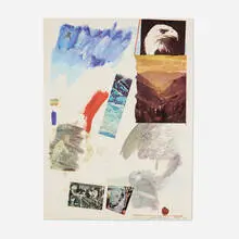 Untitled (McGovern) by Robert Rauschenberg, 1972, offset lithograph in colors, sold Mar 2026