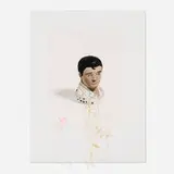 Liliana Porter, Elvis: The Sewing Lesson, 2010, photogravure and aquatint in colors with digital sewing collage on Magnani Pescia