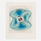 John Newman, Spin Cloud, 1990, etching, aquatint and drypoint in colors