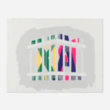 Toy Prison by James Rosenquist, 1972, screenprint in colors, sold Mar 2026