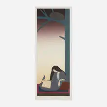 Will Barnet, The Caller, 1978, lithograph in colors