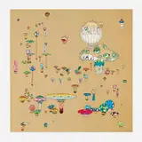 Making a U-Turn, the Lost Child Finds His Way Home by Takashi Murakami, 2002, offset lithograph in colors, sold Mar 2026