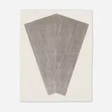 Tess Jaray, The smell of my writing paper puts me in mind of the woodshavings in my grandfather's coffin, 2001, screenprint