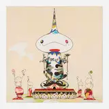 Reversed Double Helix Mega Power by Takashi Murakami, 2005, offset lithograph in colors, sold Mar 2026