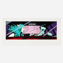 D*Face, Drive By Shouting (LA Edition), 2017, screenprint in colors on Arches
