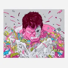 Matt Gondek, Pink Hulk, 2026, screenprint in colors