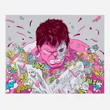 Matt Gondek, Pink Hulk, 2026, screenprint in colors