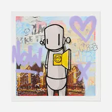 Chris Rwk, Inside Out, 2025, archival pigment print with ink and spray paint