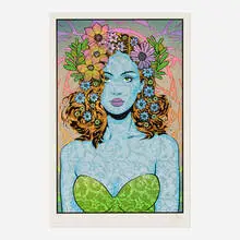 Chuck Sperry, Sappho, 2022, screenprint in colors