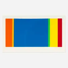 Jay Rosenblum, Untitled 5 (from the Arcadia series), 1979, screenprint in colors