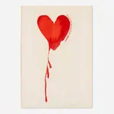 Jim Dine, Red Design for Satin Heart (from The Picture of Dorian Gray portfolio), 1968, etching on Vélin d'Arches