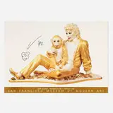 Jeff Koons, Michael Jackson and Bubbles poster, 1992, offset lithograph in colors
