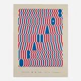 Lance Wyman, OBAMA'08 (from the Artists for Obama series), 2008, offset lithograph in colors