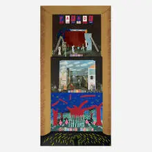 David Hockney, A French Triple Bill poster, 1982, screenprint in colors