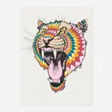 Kelsey Brookes, Jungle Prairie, 2007, screenprint in colors