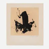 Robert Motherwell, Untitled, 1978, lithograph in colors with Chine-collé on Arches Cover and Kitakata