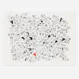 Jay Howell, Dogs, screenprint in colors