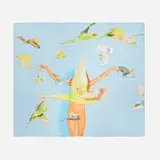 Ryan McGinley, WOW (Works on Whatever) Project Beach Towel, 2014, digital print on brushed cotton towel