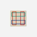 Richard Anuszkiewicz, Untitled (Annual Edition), 1987-88, screenprint in colors
