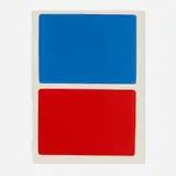 Ellsworth Kelly, Untitled (from the Gravures Maeght Editeur exhibition catalog), 1966, lithograph in colors