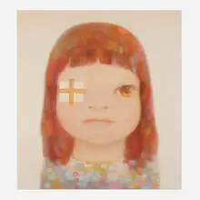 Slight Fever by Yoshitomo Nara, 2022, offset lithograph in colors, sold Mar 2026