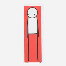 Stik, The Big Issue (red), 2013, offset lithograph in colors