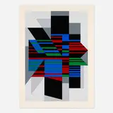 Victor Vasarely, Attika, 1990, screenprint in colors