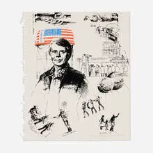 Jamie Wyeth, Jimmy Carter Inaugural (from the Inaugural Impressions portfolio), 1977, lithograph in colors