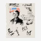 Jamie Wyeth, Jimmy Carter Inaugural (from the Inaugural Impressions portfolio), 1977, lithograph in colors