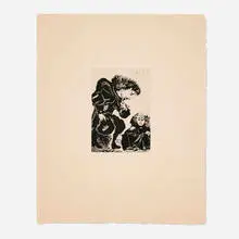 Untitled (from the La Célestine by Fernando de Rojas portfolio) by Pablo Picasso, etching with aquatint, sold Mar 2026