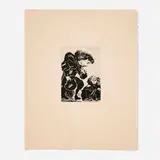 Pablo Picasso, Untitled (from the La Célestine by Fernando de Rojas portfolio), etching with aquatint