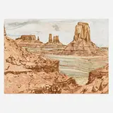 Philip Pearlstein, Monument Valley