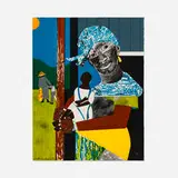 Romare Bearden, Come Sunday (from 1776 USA 1976: Bicentennial Prints portfolio), 1975, lithograph in colors on Arches