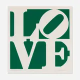 Robert Indiana, Greenpeace Love, 1994, screenprint in colors on BFK Rives