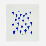 Donald Sultan, Wallflower 19 (from the Wallflowers portfolio), 2008, screenprint in colors