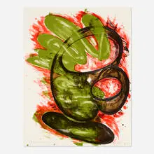 Elizabeth Murray, Snake Cup, 1984, lithograph in colors